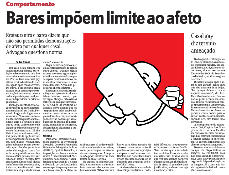 Coluna Jurídica, do jornal O Hoje, repercute atuação da advogada Chyntia Barcellos em caso de multiparentalidade em Goiás